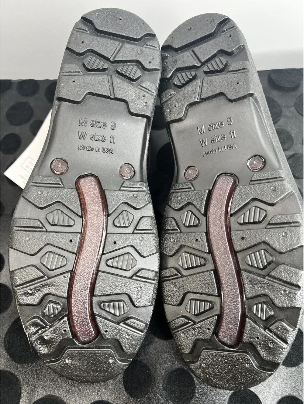 Sloggers Men’s 9 Women’s 11 Waterproof Slip On Shoes Brown NWT Made in USA
